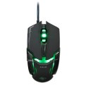 E-Blue Mysz Auroza Type IM, 4000DPI, optyczna, 6kl., 1 scroll, przewodowa USB, czarna, do gry