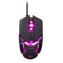E-Blue Mysz Auroza Type IM, 4000DPI, optyczna, 6kl., 1 scroll, przewodowa USB, czarna, do gry