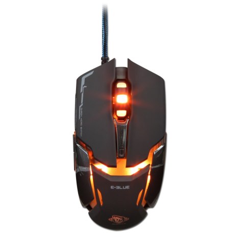 E-Blue Mysz Auroza Type IM, 4000DPI, optyczna, 6kl., 1 scroll, przewodowa USB, czarna, do gry