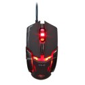 E-Blue Mysz Auroza Type IM, 4000DPI, optyczna, 6kl., 1 scroll, przewodowa USB, czarna, do gry