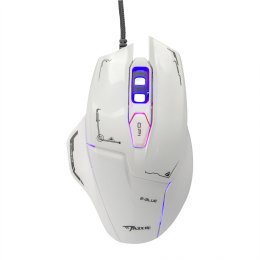 E-Blue Mysz Mazer, 2500DPI, optyczna, 6kl., 1 scroll, przewodowa USB, biała, do gry