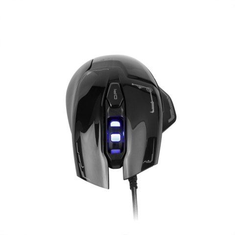 E-Blue Mysz Mazer, 2500DPI, optyczna, 6kl., 1 scroll, przewodowa USB, czarna, do gry