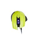 E-Blue Mysz Mazer, 2500DPI, optyczna, 6kl., 1 scroll, przewodowa USB, zielona, do gry
