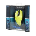 E-Blue Mysz Mazer, 2500DPI, optyczna, 6kl., 1 scroll, przewodowa USB, zielona, do gry