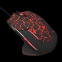 E-Blue Mysz Mazer Pro, 2500DPI, optyczna, 6kl., 1 scroll, przewodowa USB, czarno-czerwona, do gry