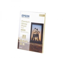 Epson Premium Glossy Photo Pa, foto papier, połysk, biały, Stylus Color, Photo, Pro, 13x18cm, 5x7