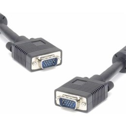 Kabel VGA (D-sub) M- VGA (D-sub) M, 5m, chroniony, czarna, Logo, blistr
