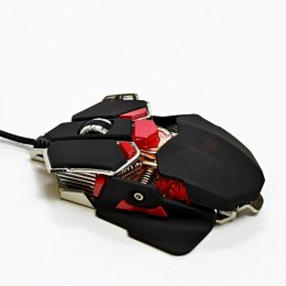 RED FIGHTER Mysz M1, 4000DPI, optyczna, 10kl., 1 scroll, przewodowa USB, czarna, do gry