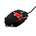 RED FIGHTER Mysz M1, 4000DPI, optyczna, 10kl., 1 scroll, przewodowa USB, czarna, do gry