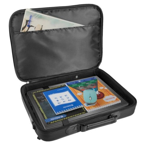 Torba na notebook 16", Ascetic, czarna, poliester, Defender