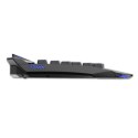 E-BLUE Auroza, Klawiatura US, do gry, podświetlane krawędzie typ przewodowa (USB), czarna