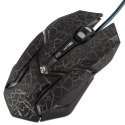 E-Blue Mysz Auroza Gaming, 4000DPI, optyczna, 6kl., 1 scroll, przewodowa USB, czarna, do gry