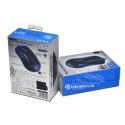 E-Blue Mysz Auroza Gaming FPS, 8200DPI, laserowa, 6kl., 1 scroll, przewodowa USB, czarna, dla graczy, podświetlenie RGB