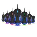 E-Blue Mysz Auroza Gaming V2, 5000DPI, optyczna, 6kl., 1 scroll, przewodowa USB, czarna, do gry
