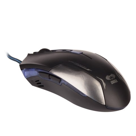 E-Blue Mysz Cobra EMS653, 3000DPI, optyczna, 6kl., 1 scroll, przewodowa USB, czarna, do gry