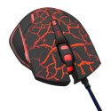 E-Blue Mysz Mazer Pro, 2500DPI, optyczna, 6kl., 1 scroll, przewodowa USB, czarno-czerwona, do gry