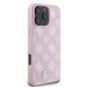 Guess GUHMP16XPGPYSP iPhone 16 Pro Max 6.9" różowy/pink hardcase Peony Script MagSafe