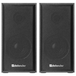 Defender głośniki SPK 240, 2.0, 2x3W, czarne, regulacja głośności, drewniane, 100Hz~18kHz