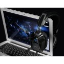 E-Blue Cobra H 948, Gaming Headset, słuchawki z mikrofonem, czarna, 2x 3.5 mm jack