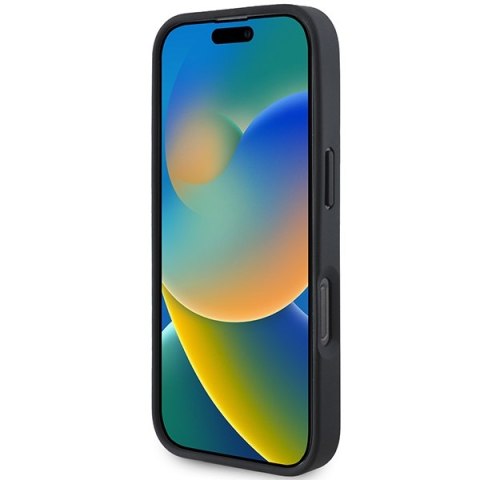 Mercedes MEHMP16X23RBARK iPhone 16 Pro Max 6.9" czarny/black hardcase Textured And Plain Leather MagSafe