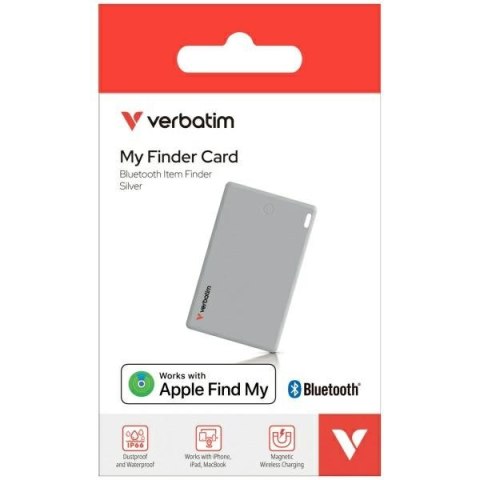 Verbatim My Finder Card Bluetooth srebrny/silver - urządzenie do śledzenia MYFCR-01S 32139