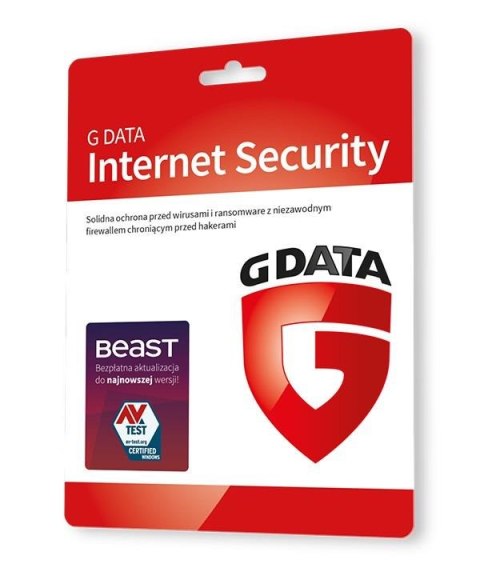 Oprogramowanie G DATA Internet Security Multidevice3PC 1rok karta-klucz