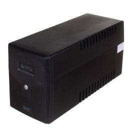 Zasilacz awaryjny UPS DIGITUS Line-Ineractive LED 2000VA/1200W, 2x12V/9Ah, AVR, 4x Schuko CEE 7/3, 2x RJ11, 1x USB 2.0 typ B