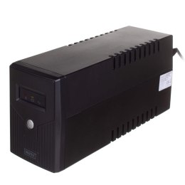 Zasilacz awaryjny UPS DIGITUS Line-Ineractive LED, 800VA/480W, 1x12V/9Ah, AVR, 2x Schuko CEE 7/3, 2x RJ11, 1x USB 2.0 typ B