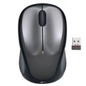 Logitech Mysz M235, 1000DPI, 2.4 [GHz], optyczna, 3kl., 1 scroll, bezprzewodowa, czarna, 1 szt AA, do notebooka, uniwersalny
