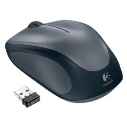 Logitech Mysz M235, 1000DPI, 2.4 [GHz], optyczna, 3kl., 1 scroll, bezprzewodowa, czarna, 1 szt AA, do notebooka, uniwersalny