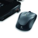Logitech Mysz M235, 1000DPI, 2.4 [GHz], optyczna, 3kl., 1 scroll, bezprzewodowa, czarna, 1 szt AA, do notebooka, uniwersalny