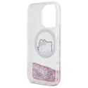 Hello Kitty HKHMP16XLSWKH iPhone 16 Pro Max 6.9" biały/white hardcase Liquid Glitter Sweet Kitty Bows MagSafe