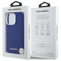 Karl Lagerfeld KLHMP16LPGMSRPB iPhone 16 Pro 6.3" niebieski/blue hardcase FW Metal Plate MagSafe