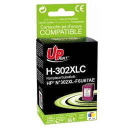 UPrint kompatybilny ink / tusz F6U67AE, z F6U67AE, HP 302XL, color, 400s, 18ml, H-302XLCL, dla HP OJ 3830,3834,4650, DJ 2130,363