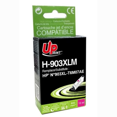 UPrint kompatybilny ink / tusz T6M07AE, z T6M07AE, HP 903XL, magenta, 900s, 12ml, H-903XLM, high capacity, dla HP Officejet 6962