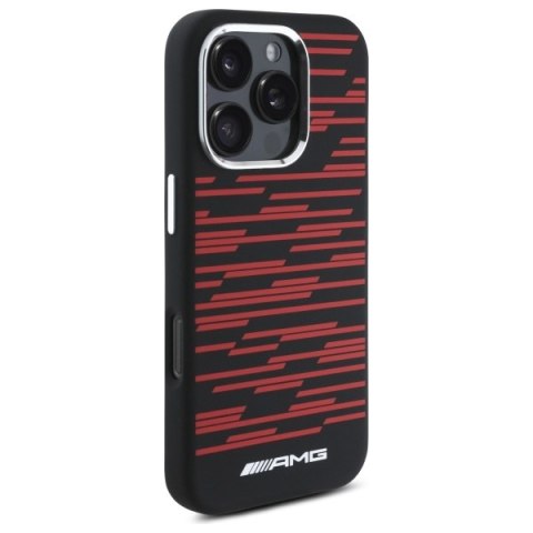 AMG AMHMP16L24SSRRK iPhone 16 Pro 6.3" czarny/black hardcase Silicone Graphics MagSafe