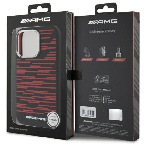 AMG AMHMP16L24SSRRK iPhone 16 Pro 6.3" czarny/black hardcase Silicone Graphics MagSafe