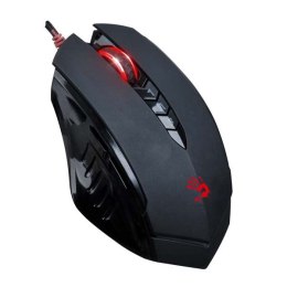 A4tech Mysz Bloody V8A, 3200DPI, optyczna, 7kl., 1 scroll, przewodowa USB, czarna, do gry, CORE 3, pamięć 160kB