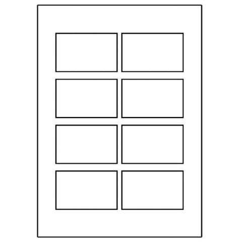 Avery Zweckform wizytówki, z gładka krawędzią, 8 szt./A4, dwustronny typ matowe, białe, A4, 260 g/m2, 85x54mm, 10 arkusza, do dr