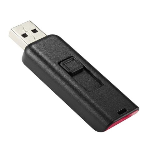 Apacer USB flash disk, USB 2.0, 64GB, AH334, różowy, AP64GAH334P-1, USB A, z wysuwanym złączem