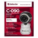 Defender Web kamera C-090, 0.3 Mpix, USB 2.0, czarna, na notebook/LCD