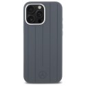 Mercedes MEHMP16X23SUVSA iPhone 16 Pro Max 6.9" szary/grey hardcase Silicone Vertical Tonal Stripes MagSafe