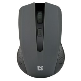 Defender Mysz Accura MM-935, 1600DPI, 2.4 [GHz], optyczna, 4kl., 1 scroll, bezprzewodowa, szara, 2 szt AAA, nano-odbiornik, zasi