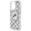 Karl Lagerfeld KLHMP16LHMCKMHT iPhone 16 Pro 6.3" przezroczysty/transparent IML Monogram Karl&Choupette Head MagSafe