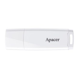 Apacer USB flash disk, USB 2.0, 64GB, AH336, biały, AP64GAH336W-1, USB A, z osłoną