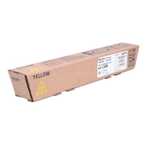 Ricoh oryginalny toner 842098, yellow, 6000s, Ricoh Aficio MP C306, MP C307, MP C406, O