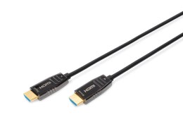 Kabel DIGITUS połączeniowy hybrydowy AOC HDMI 2.1 Ultra High Speed 8K60Hz UHD HDMI A/HDMI A M/M czarny 10m