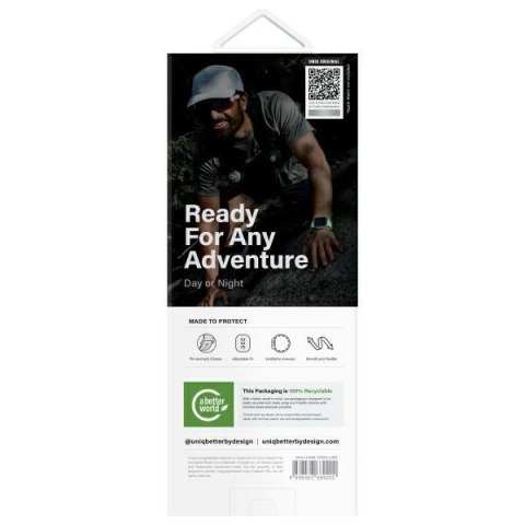 UNIQ pasek Stride SE Apple Watch 42/41/40mm FKM Rubber Strap lume