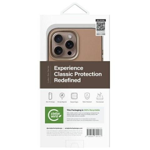 UNIQ etui Lyden DS iPhone 16 Pro Max 6.9" Magclick Charging brązowo-szary/flint grey