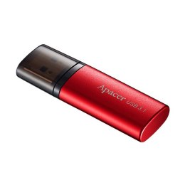 Apacer USB flash disk, USB 3.0 (3.2 Gen 1), 32GB, AH25B, czerwony, AP32GAH25BR-1, USB A, z osłoną